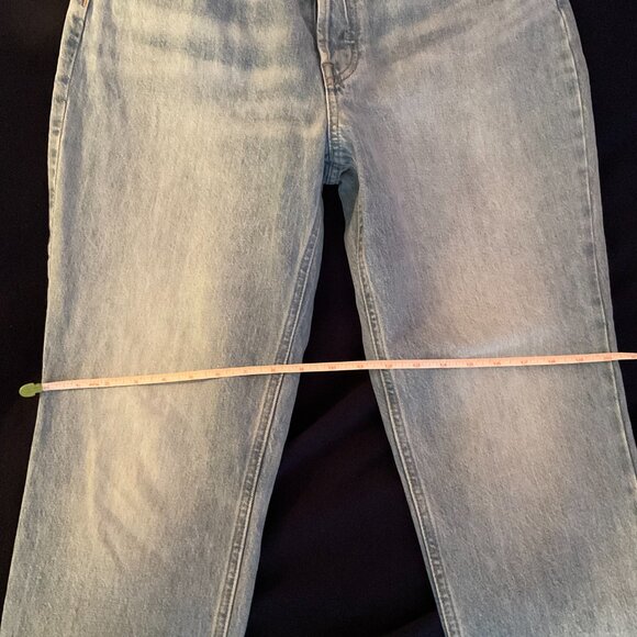 Everlane The Curvy 90’s Cheeky Straight Jean Organic Cotton Light Blue size 28 - Picture 5 of 10